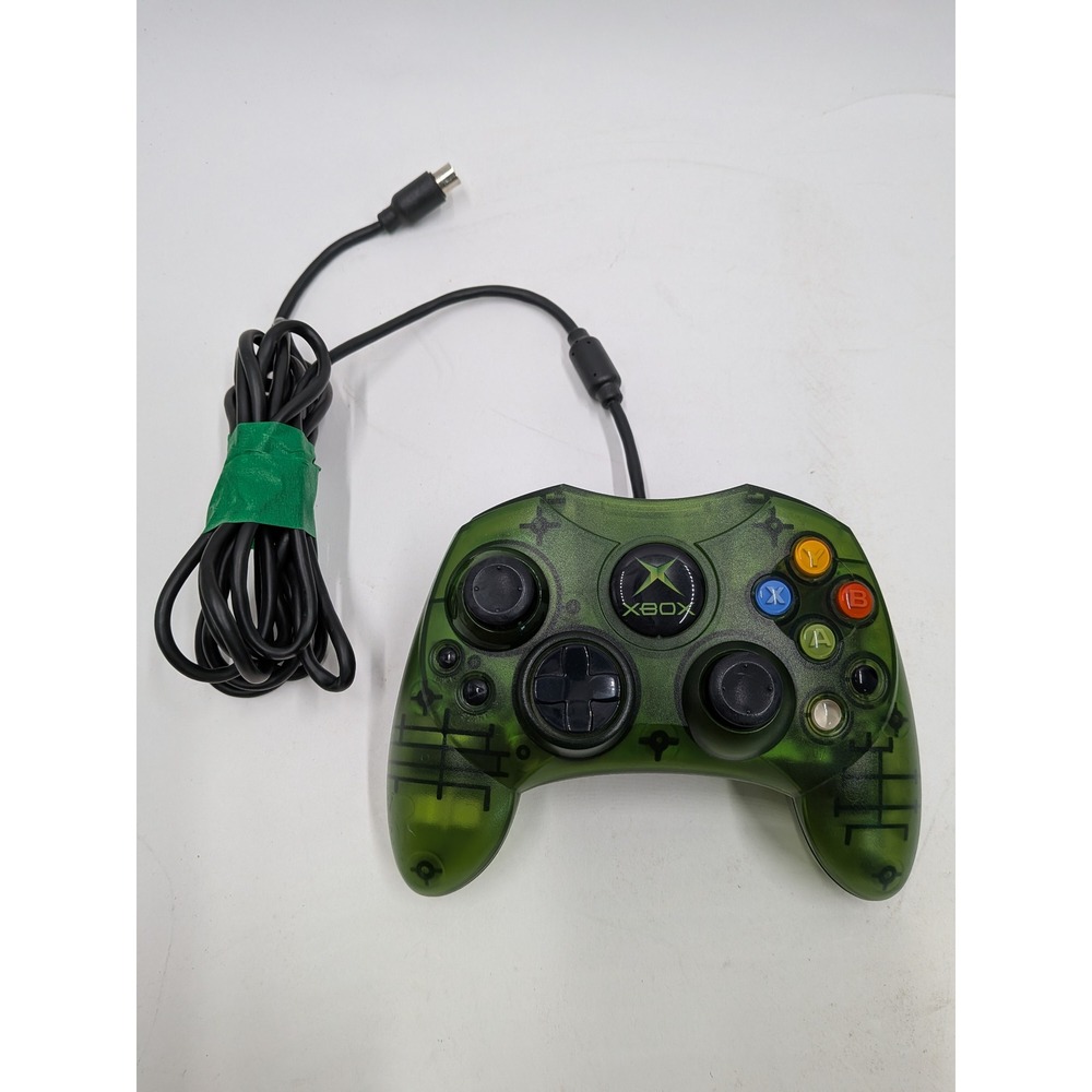 Microsoft Xbox Controller S Jungle Green Translucent Halo Special Edition Wired
